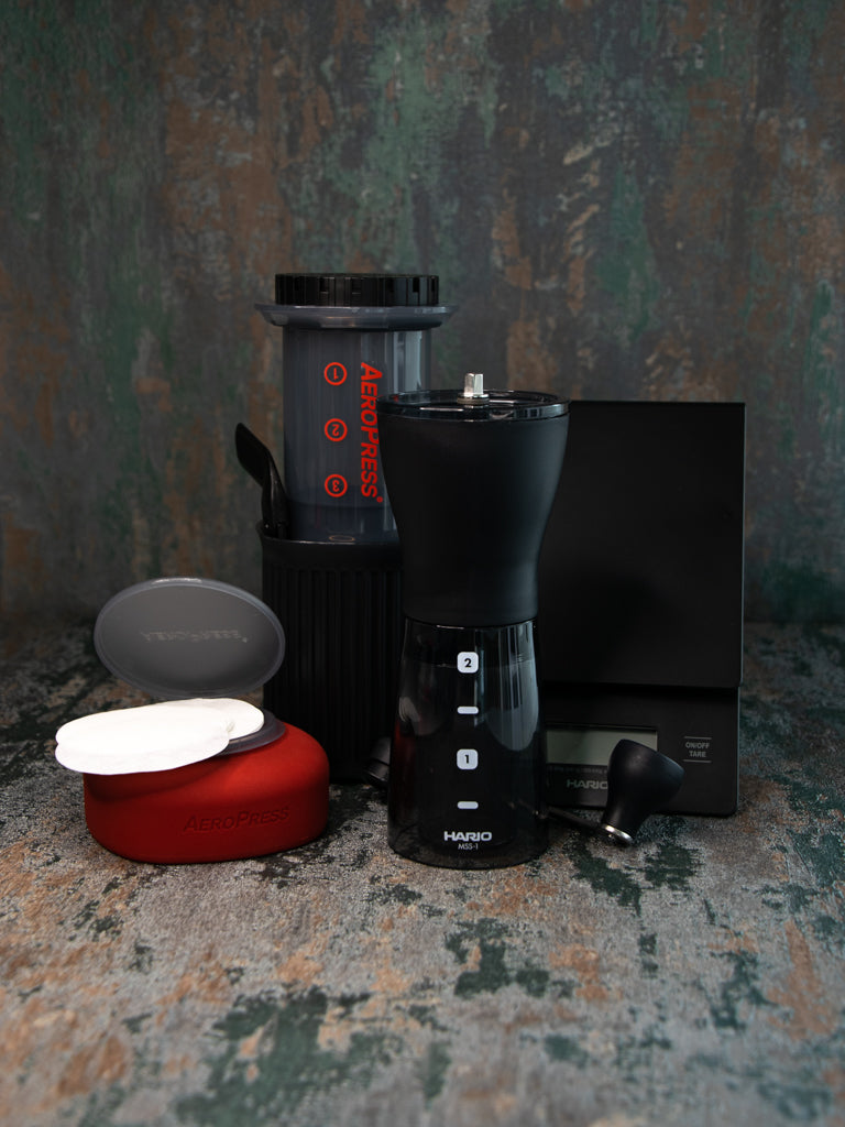 hario mini mill aeropress